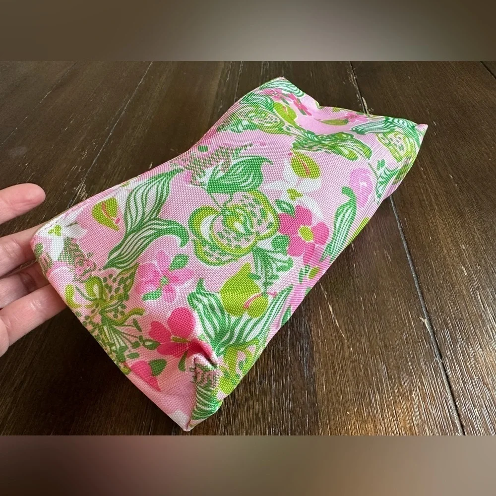 Lilly Pulitzer Clinique cosmetics bag
